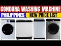 Condura Washing Machine Price Philippines 2025 Washer Dryer 6 Kg 7 5 Kg 8 Kg 8 5 Kg 10 5 Kg Condura Washing Machine Price Philippines 2025 Washer Dryer 6 Kg 7 5 Kg 8 Kg 8 5 Kg 10 5 Kg