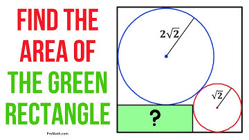 Find the Area of the Green Rectangle | Step-by-Step Tutorial