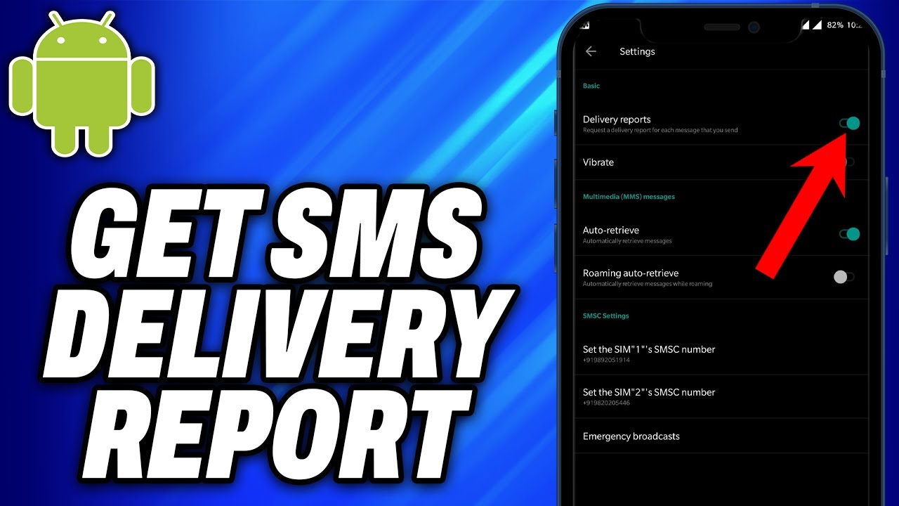 How To Get SMS Delivery Report In Android -Easy Fix - YouTube