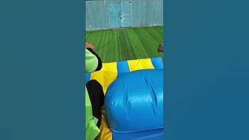 Rock climbing & slides, do you like this inflatable combination?  #inflatable #funtime #slide