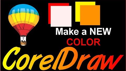 Corel Draw Tips & Tricks Make a NEW COLOR 3 ways