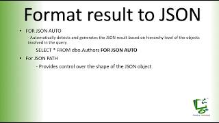 Relational Query result to JSON