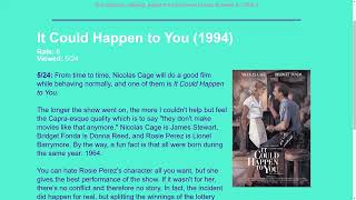 Movie Review: It Could Happen to You (1994)
