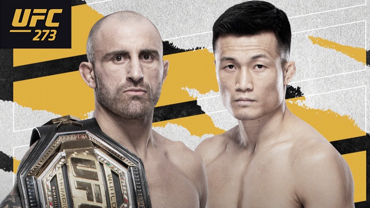 UFC 273 LIVE VOLKANOVSKI VS KOREAN ZOMBIE LIVESTREAM FULL FIGHT NIGHT
