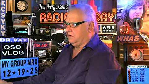 KC9VKV HAM RADIO QSO-VLOG - MY GROUP AIRCHECK!!! - 12/19/25 - JIM'S RADIO STORY