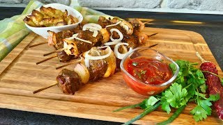 ШАШЛЫК ИЗ ГОВЯЖЬЕЙ ПЕЧЕНИ в духовке! ШАШЛЫК ИЗ ГОВЯЖЬЕЙ ПЕЧЕНИ в духовке!