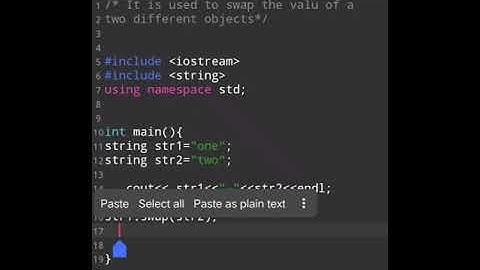 #11 using swap function (c++)#short