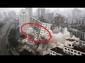 Extreme Dangerous Building Demolition Construction Demolition using Industrial Explosive