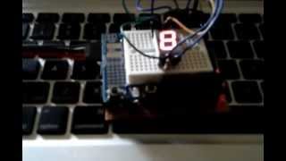 Arduino 7 segment count down timer