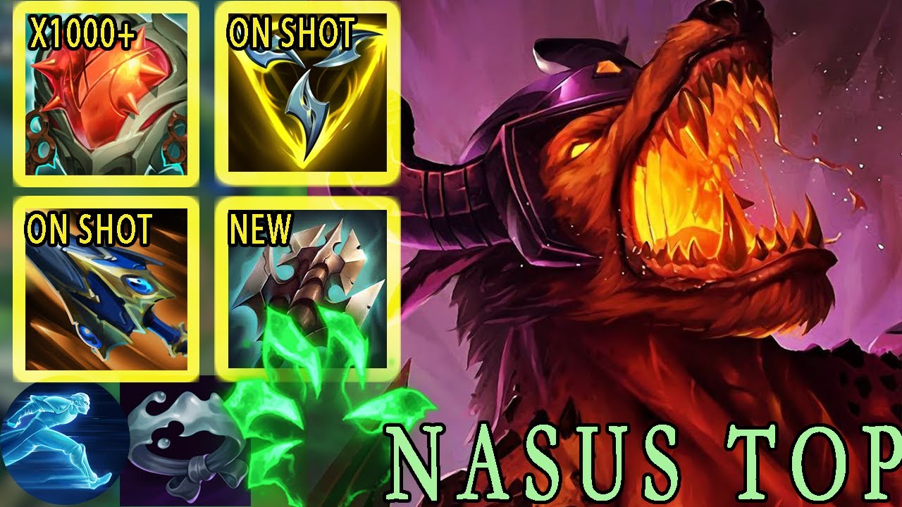Better Wild Rift -1Q 1KILL 8XXQ 21 KILL TOP NASUS ONE SHOT TANK BUILD ...