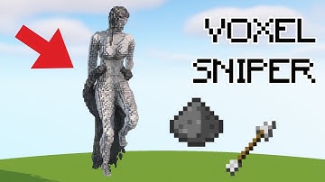 How to Build Amazing Statues in Minecraft using Voxel Sniper