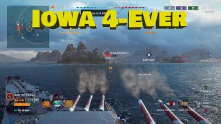 Iowa Playing With Its Food! (World of Warships Legends)