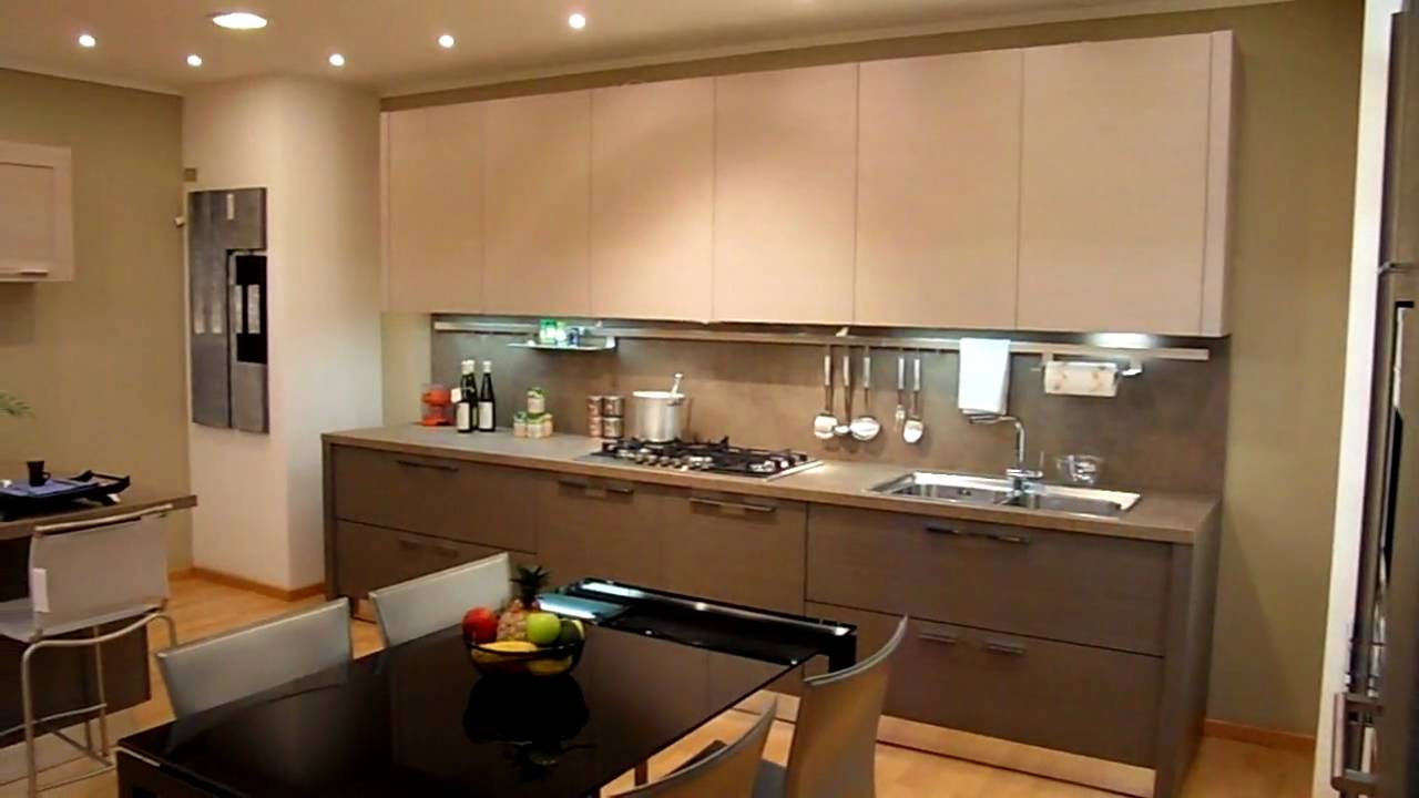 Cucina sfera larice e poro aperto con penisola youtube