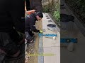 Perfect Paver Edge Installation #Landscaping #Paving #Satisfying Builds
