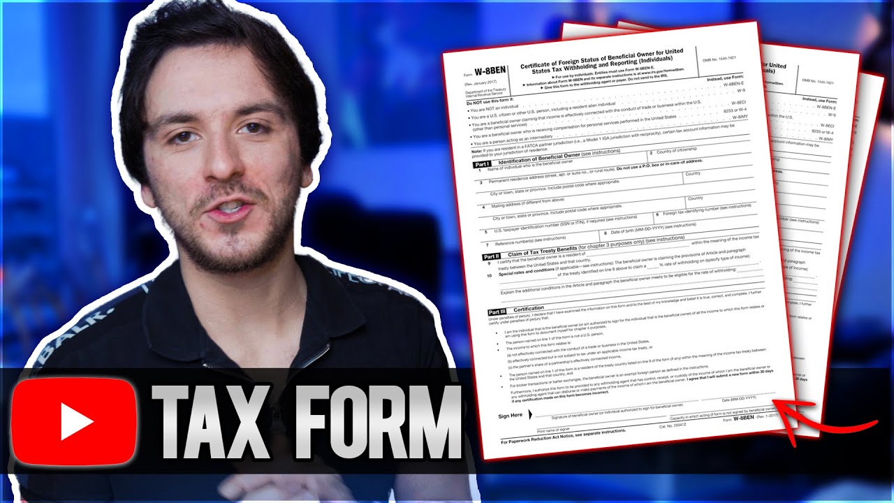 us tax form youtube