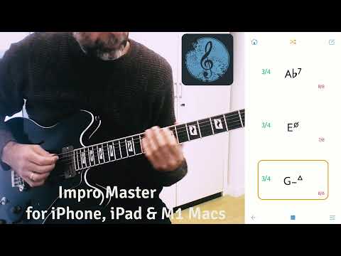 IMPRO MASTER CHALLENGE! Improvising over Random chords of Ebm Gm melodic minor modes.
