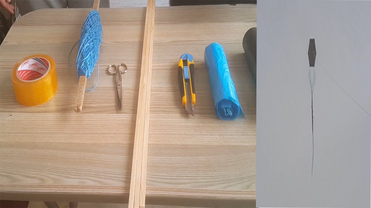 EVDE UÇURTMA (ALTIKÖŞE) NASIL YAPILIR ? (Kite Make)