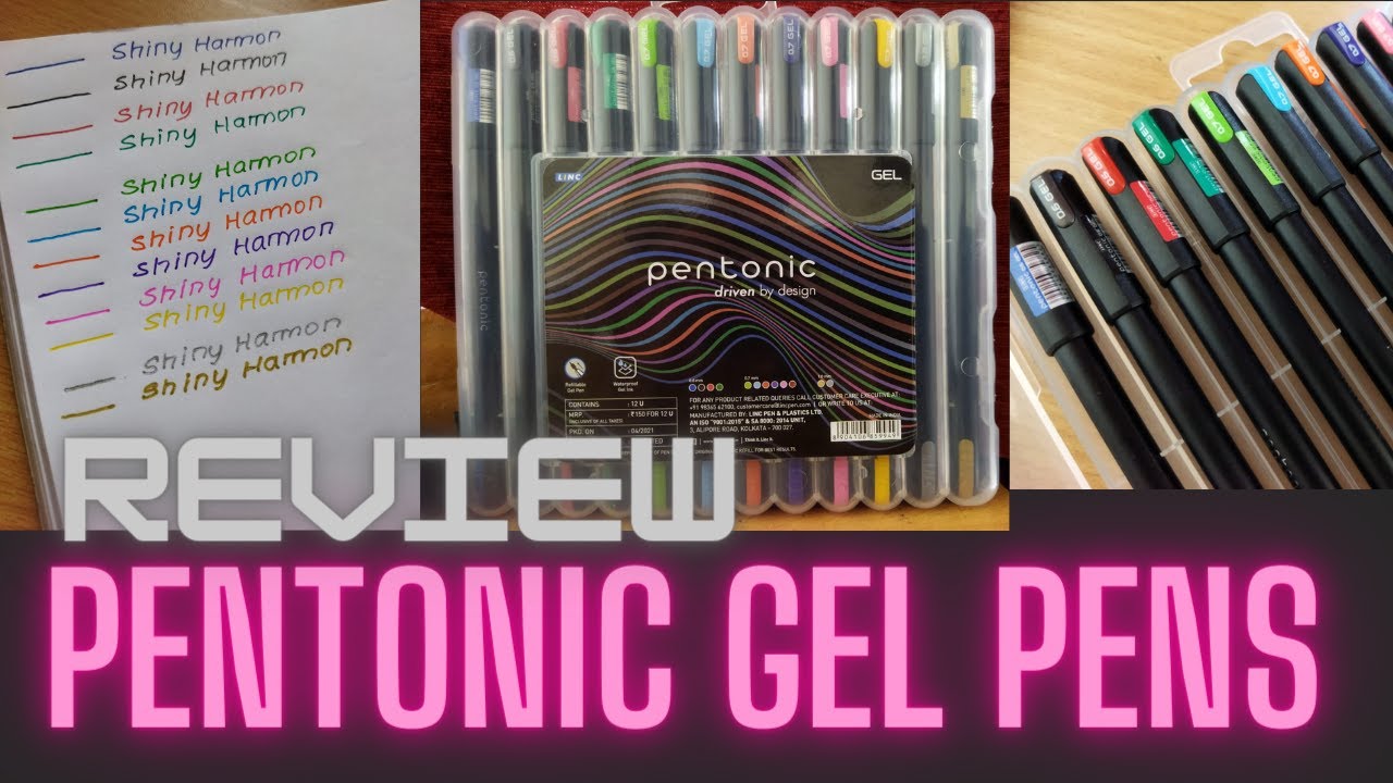 Pentonic Coloured Gel Pen Set