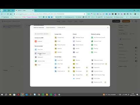 Tutoriel Typeform