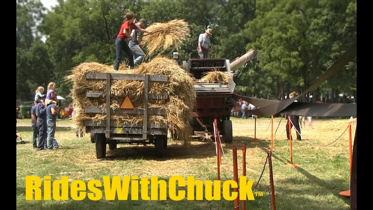 Sycamore Steam Show 2017 The Threshing Machine Yikes Youtube