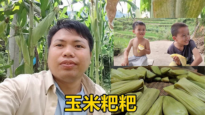 農村小伙尋找兒時的味道，摘玉米給媳婦做粑粑來吃，小孩子的最愛【農人家三嫂】 - 天天要聞