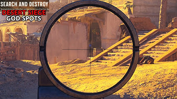 SnD GOD SPOTS ON "DESERT SIEGE" (Vanguard Best Search and Destroy Plant Spots)