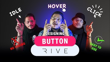 Dynamic Button in Rive | Listeners + Inputs = Animated Button | How to use Rive - Episode 6