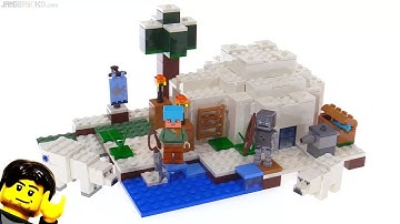 🔄 LEGO Minecraft 2018 The Polar Igloo review! 21142 re upload