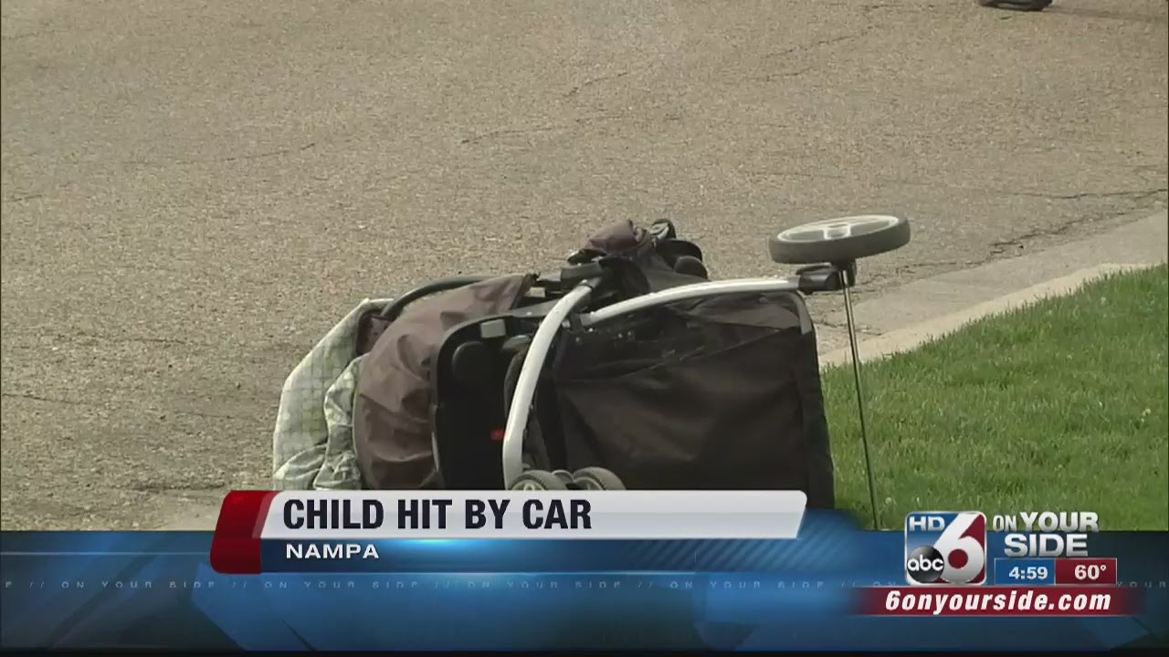 Woman and infant taken to hospital after being hit by vehicle - YouTube