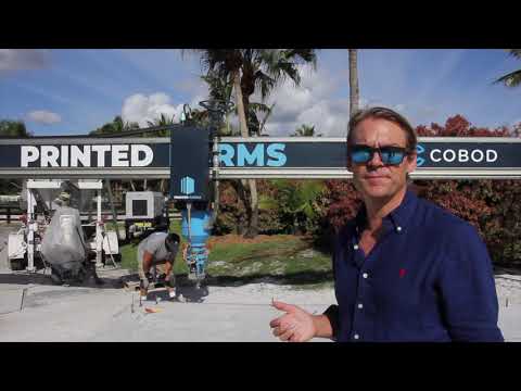 Watch Startup 3D Print Their First Building with a COBOD BOD 2 [In FLORIDA!!]