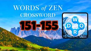 Words Of ZEN Crossword level 151 152 153 154 155 screenshot 2