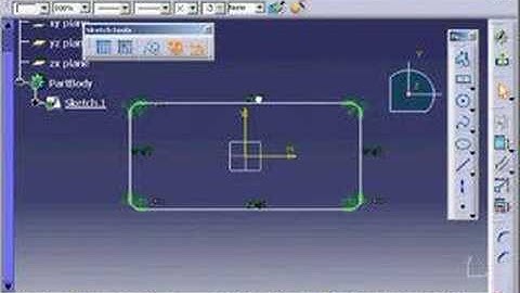 CATIA V5 Create & link fillets in a sketch