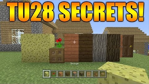 ★Minecraft Xbox 360 + PS3: Title Update 28 Secret Block Textures Changed + 1.8 Feature Teasers★