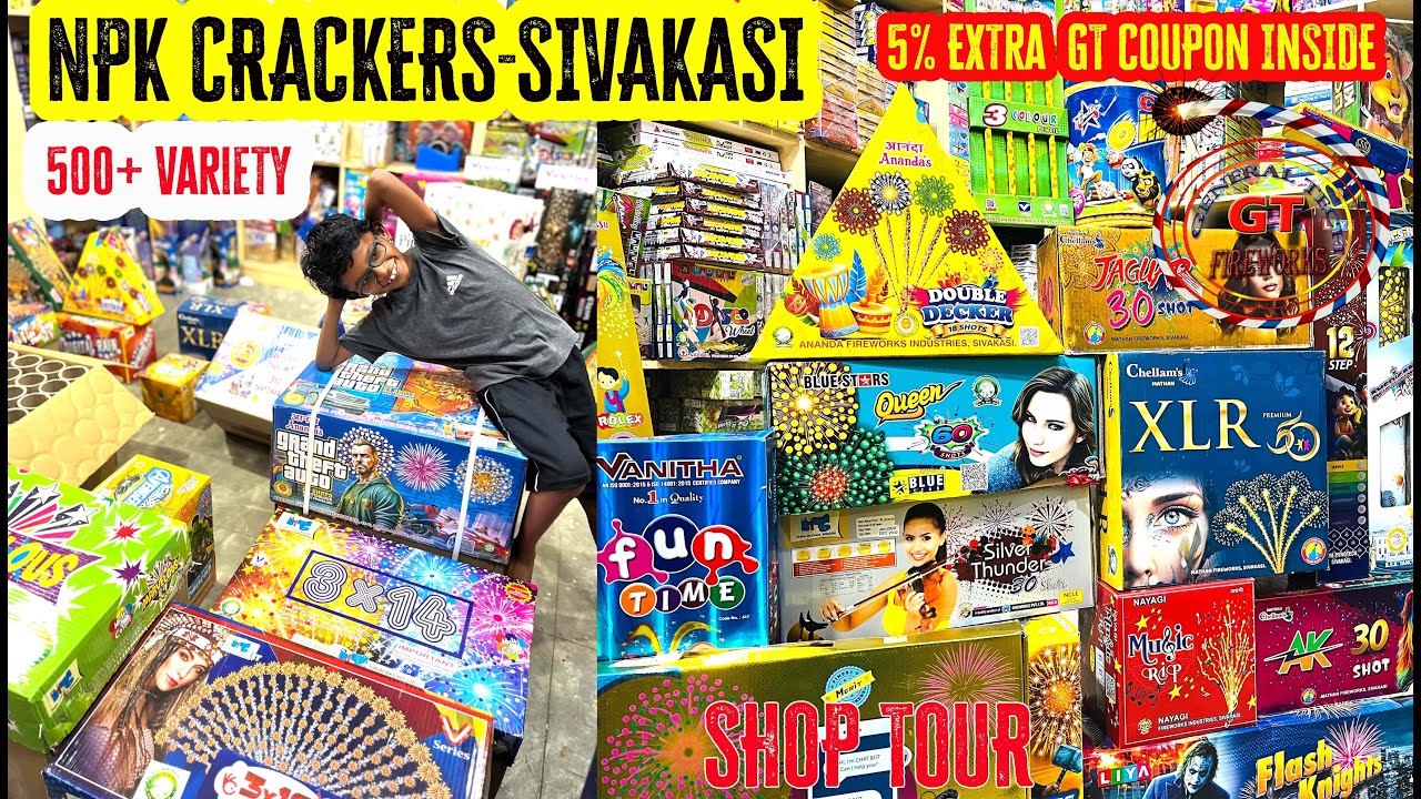 NPK Crackers Sivakasi Shop Tour 2024 