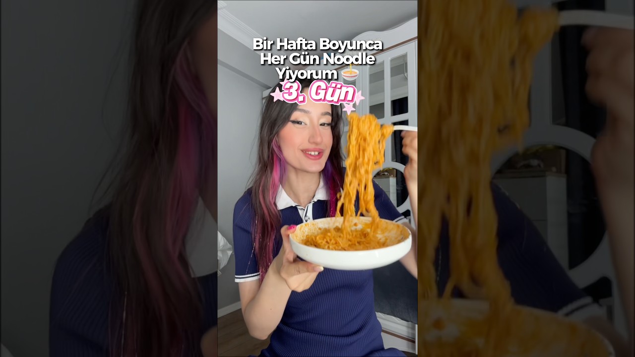 ABONE OL ⭐️ Bir hafta boyunca her gün noodle yiyoruz 3. Gün 🍜 noodle tarifi kaydet lazım Olurr ABONE OL ⭐️ Bir hafta boyunca her gün noodle yiyoruz 3. Gün 🍜 noodle tarifi kaydet lazım Olurr