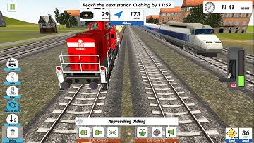 Euro Train Simulator 2 Android GamePlay & Game Video | Train Engine DB 294 - Euro Train Sim 2