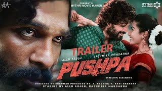 Pushpa -Trailer Pushpa New Movie 2020 Allu Arjun Rashmika Mandanna