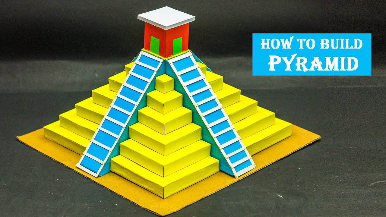 How to build a pyramid with Cardboard | School Projects - YouTube