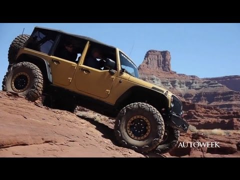 moab jeep safari rock crawler