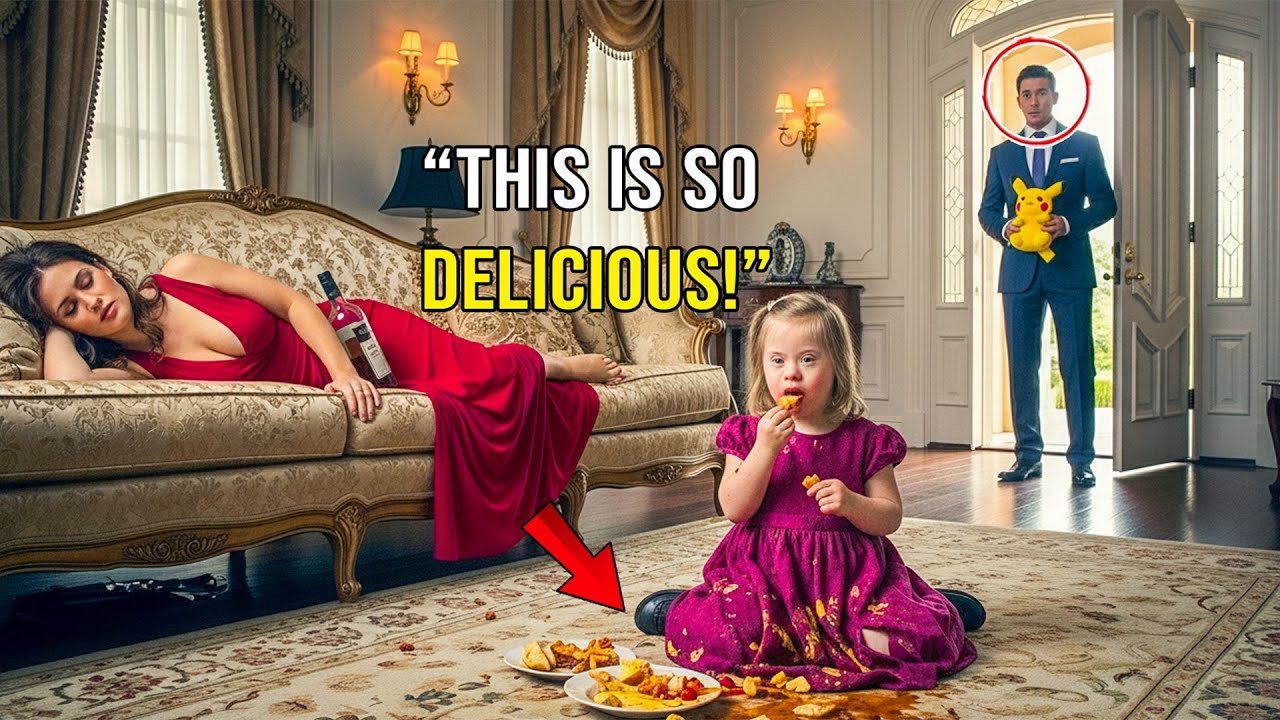 Little Girl Devoured Leftovers After Stepmother’s Party. Until Her Millionaire Father Returned And…