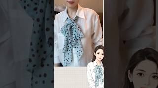 Elegant Silk Scarf Styling Tutorial for WomenQuick & Easy Way to Tie a Bow Tie Scarf