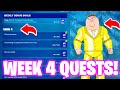 How To Complete Week 4 Quests in Fortnite - All Week 4 Challenges Fortnite Chapter 5 Season 1