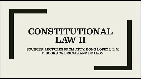 CONSTITUTIONAL LAW 2 (SECTIONS 2, 3 AND 4 OF ARTICLE III, THE BILL OF RIGHTS) PART 2