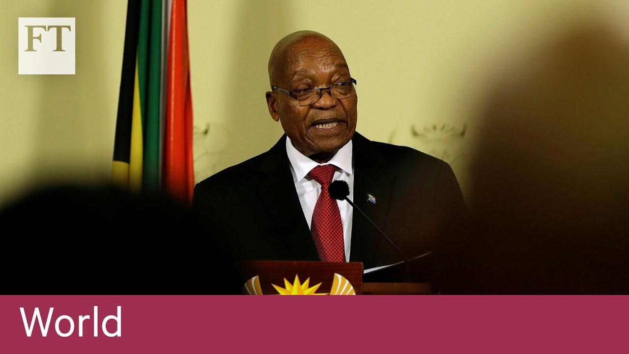 Film backdrop image for Jacob Zuma quits as president of South Africa (2018)