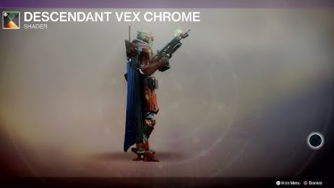 Destiny 2 Hunter Phenotype Ornaments with Descendant Vex Chrome Shader