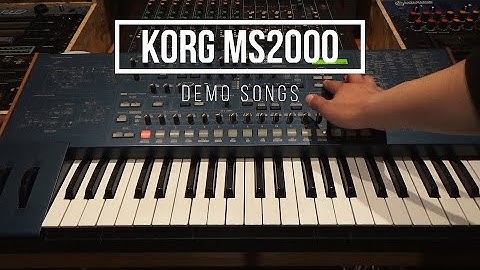 KORG MS2000 DEMO SONGS
