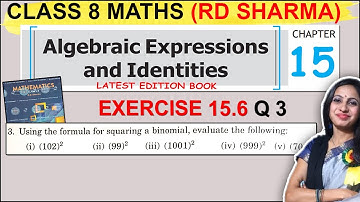 RD Sharma Solutions | Class 8 Maths Chapter 15 Algebraic Expressions | Ex 15.6 Question 3 Solution