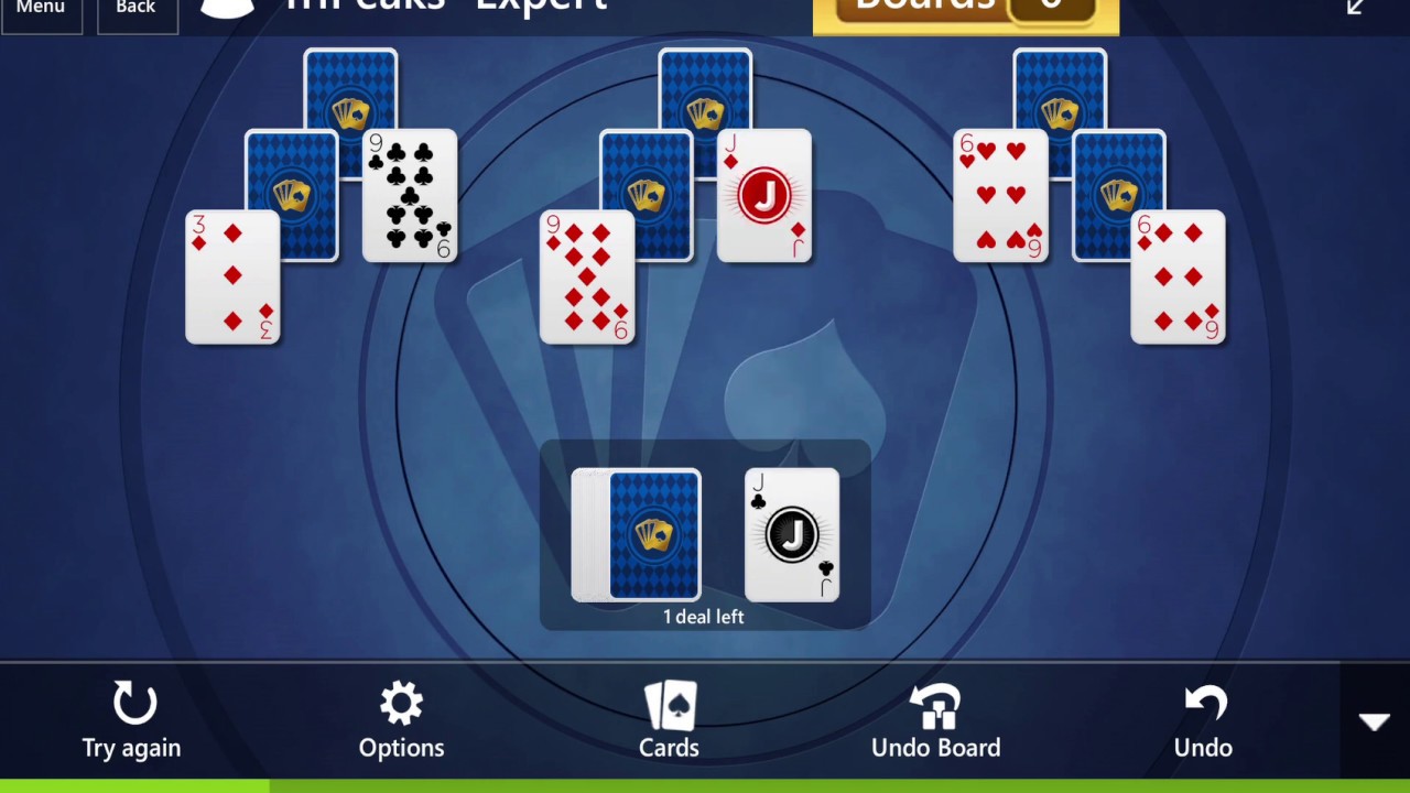 Microsoft Solitaire Collection TriPeaks Expert August 29, 2019