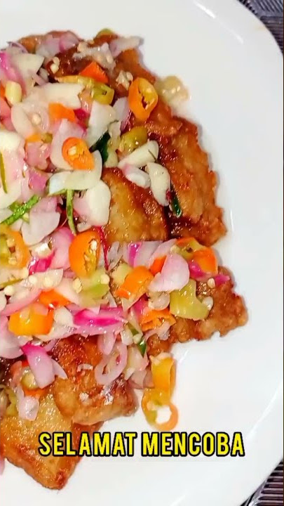 Ikan Dori Goreng Tepung, Sambel Matah, bikin Gagal Diet