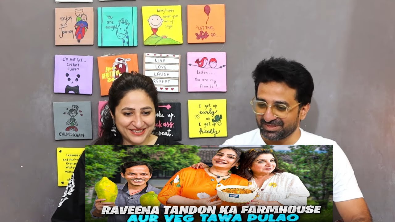 Pak Reacts to Raveena Tandon's Sustainable Farmhouse Mein Dilip Goes Papaya Picking!